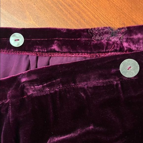Vintage Saks Fifth Avenue Velvet Jacket & Skirt Sz 10 Eggplant Purple Silk Blend - Picture 15 of 15